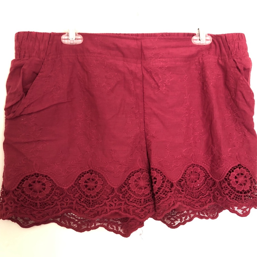 Red shorts